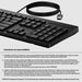 EAN 5715063017425 - HP 125 USB Wired Keyboard teclado Negro imagen 5