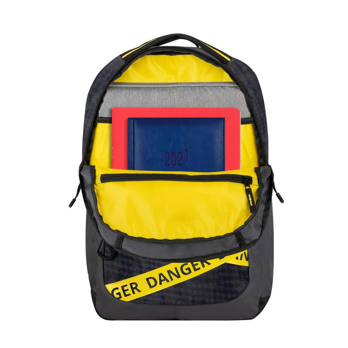 EAN 4260709010472 - Rivacase Erebus 39,6 cm (15.6") Mochila Camuflaje, Gris, Amarillo imagen 15