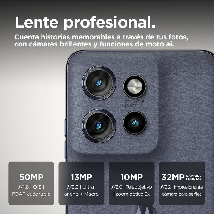 EAN 840023278426 - Motorola edge 50 Neo 16,1 cm (6.36") SIM doble Android 14 5G USB Tipo C 8 GB 256 GB 4310 mAh Gris imagen 5