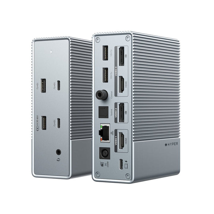 EAN 0817110016421 - HYPER HDG215-EU base para portátil y replicador de puertos Alámbrico USB 3.2 Gen 1 (3.1 Gen 1) Type-C Pla imagen 1