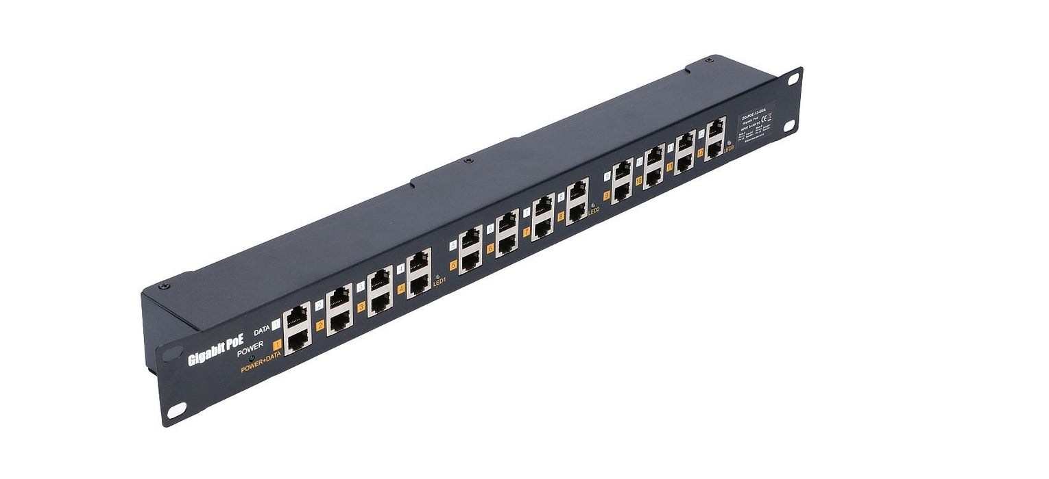 EAN 5902560361988 - Extralink POE INJECTOR 12 PORT GIGABIT - 1 Gbps - 12-Port Gigabit Ethernet 48 V imagen 5