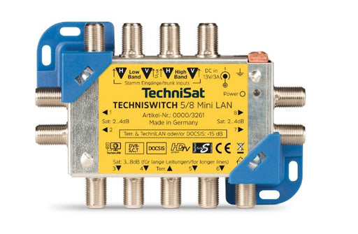 EAN 4019588032613 - TechniSat 0000/3261 conmutador múltiple para satélite 5 Entradas 8 Salidas imagen 1
