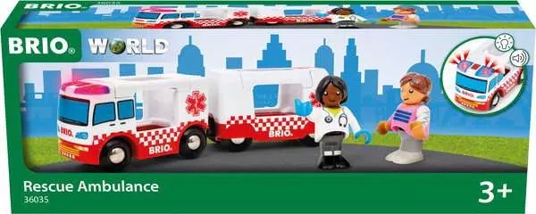 EAN 7312350360356 - BRIO Rescue Ambulance imagen 1