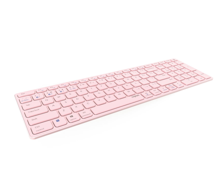 EAN 6940056121615 - Rapoo E9700M teclado Oficina RF Wireless + Bluetooth QWERTY Inglés internacional Rosa imagen 5