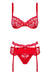 EAN 5901688211519 - Obsessive Heartina Conjunto de lencería Rojo Elastano, Poliamida imagen 1