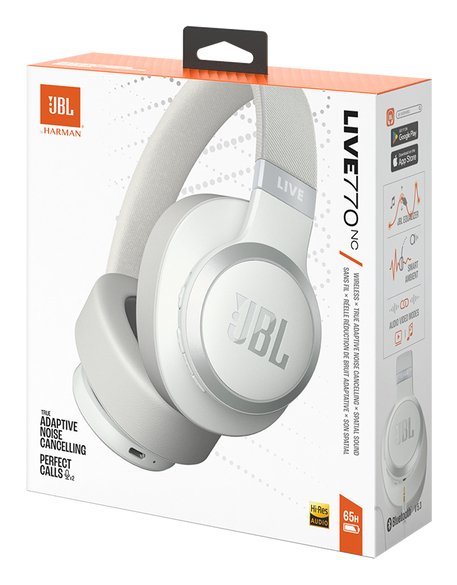 EAN 1200130004599 - JBL Live 770NC Auriculares Inalámbrico Diadema Llamadas/Música Bluetooth Blanco imagen 12