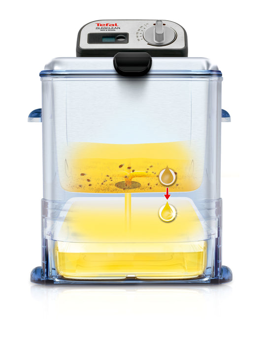 EAN 3045386366545 - Tefal Oleoclean Pro Inox & Design FR8040 Sencillo 3,5 L 2300 W Negro, Acero inoxidable imagen 9