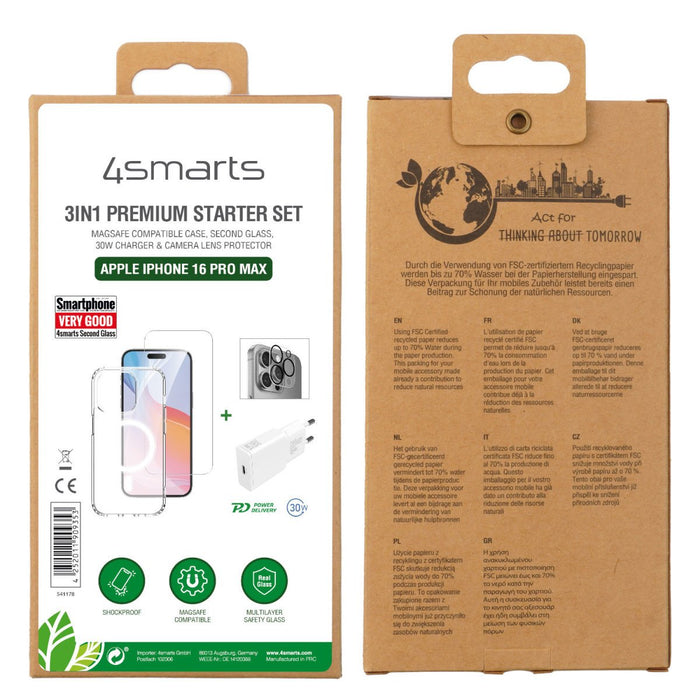 EAN 4252011909353 - 4smarts 541178 cargador de dispositivo móvil Smartphone Transparente, Blanco Corriente alterna Carga rápi imagen 5