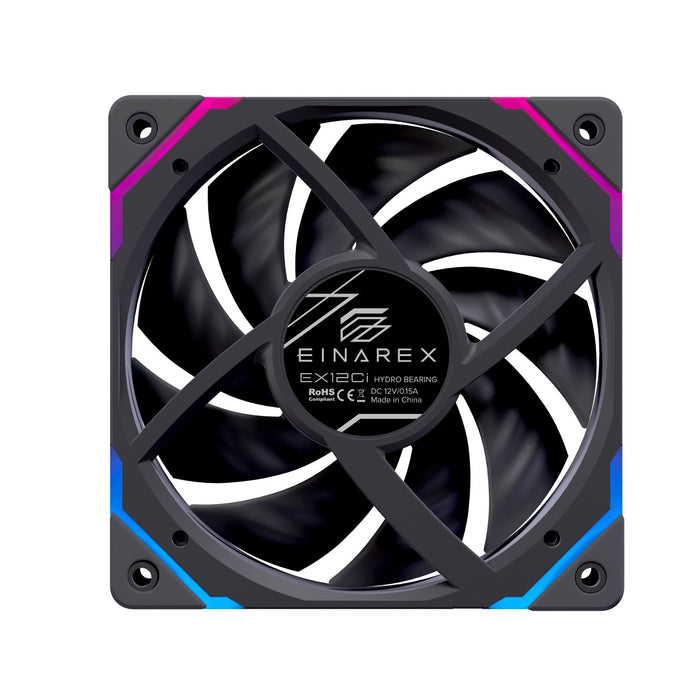 EAN 6977277360240 - Einarex EXFN-12CI1-B sistema de refrigeración para ordenador Carcasa del ordenador Ventilador 12 cm Negro imagen 5