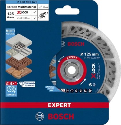 EAN 4059952540054 - Bosch EXPERT MULTIMATERIAL X-LOCK Corte del disco imagen 2