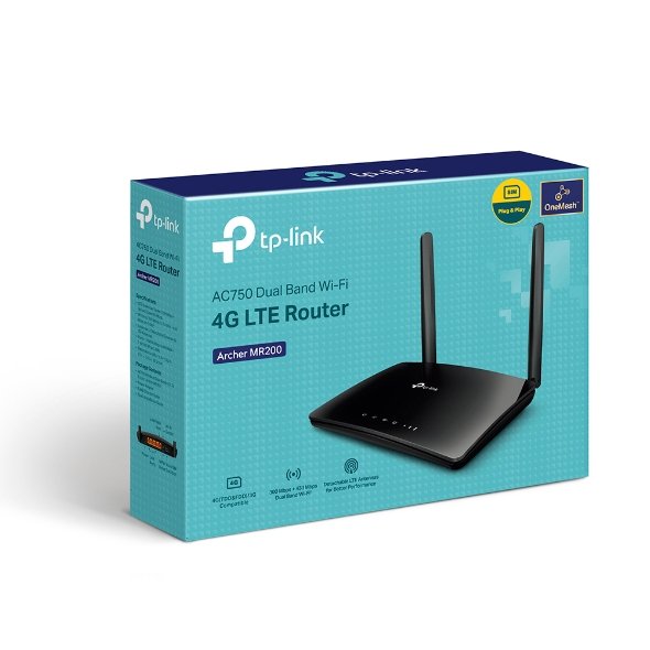 EAN 8885020625745 - TP-Link Archer MR202 router inalámbrico Ethernet rápido Doble banda (2,4 GHz / 5 GHz) Negro imagen 5