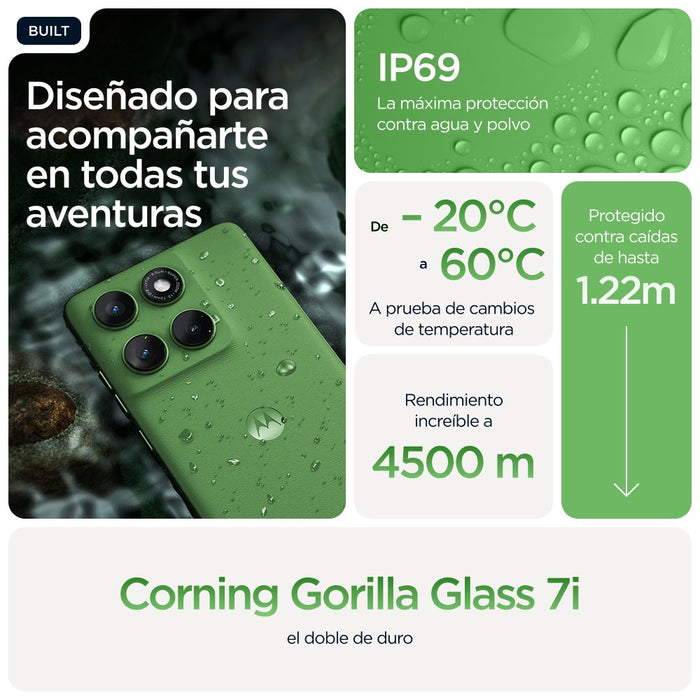 EAN 8033779080463 - Motorola edge 60 16,9 cm (6.67") SIM doble Android 15 5G USB Tipo C 8 GB 256 GB 5200 mAh Verde imagen 17