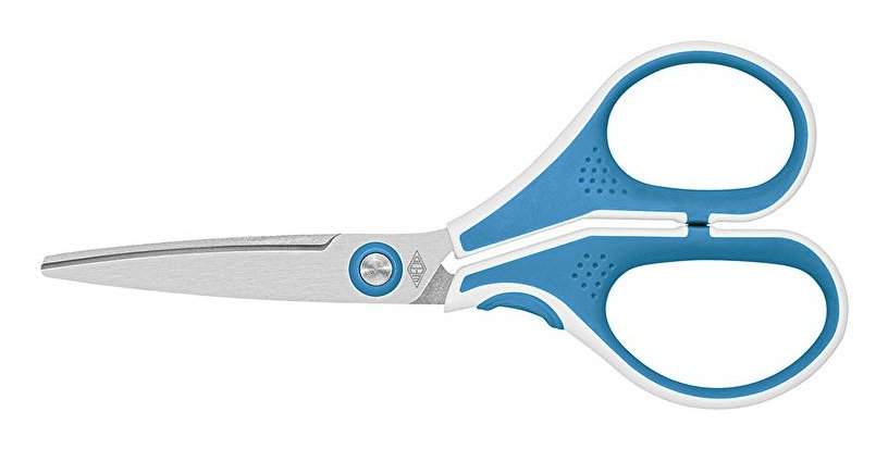 EAN 4003801856551 - Wedo 975 5010 tijera de escritorio y manualidades Universal Corte recto Azul, Blanco imagen 1