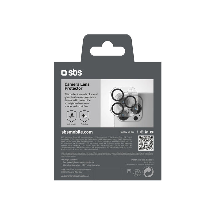 EAN 8018417481987 - SBS TECAMGLIP16PK protector de pantalla o trasero para teléfono móvil Protector para lentes de cámara App imagen 3