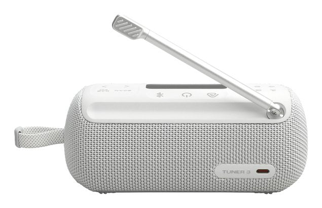 EAN 1200130024054 - JBL TUNER 3 Portátil Analógico y digital Blanco imagen 2