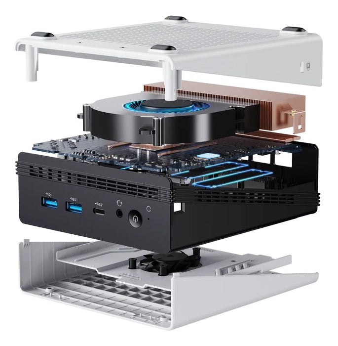 EAN 6935768760412 - Chuwi UBox AMD Ryzen™ 5 6600H 16 GB DDR5-SDRAM 512 GB SSD Windows 11 Pro Mini PC Plata imagen 8