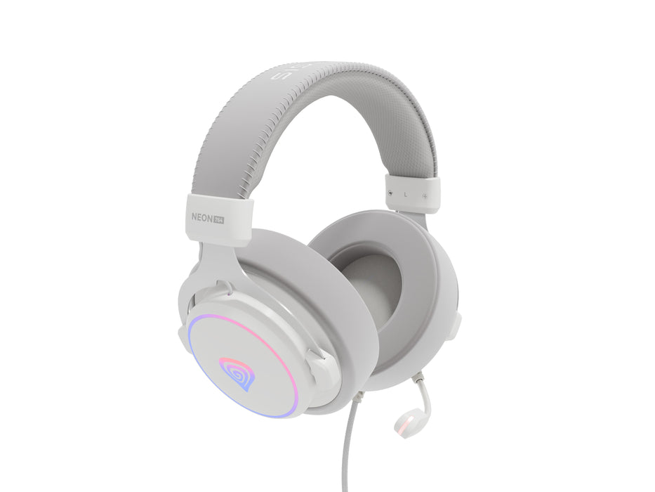 EAN 5901969444513 - GENESIS Neon 764 Auriculares Alámbrico Diadema Juego USB tipo A Blanco imagen 3