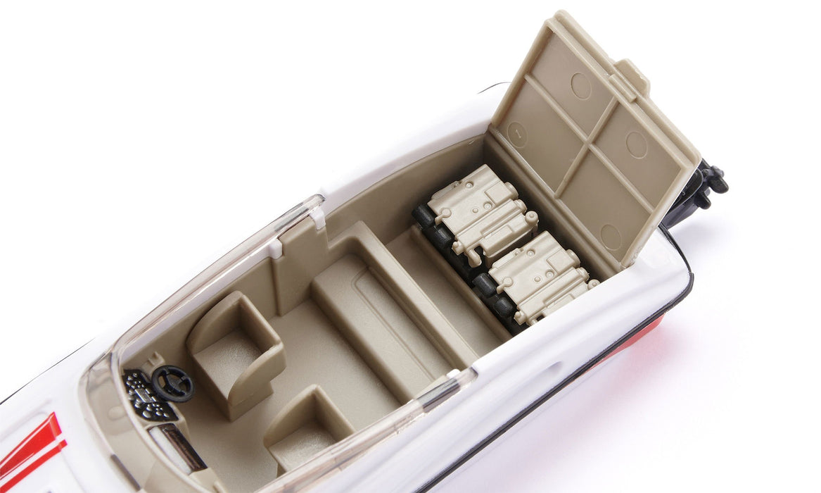 EAN 4006874025688 - Siku Ford F150 with motorboat Set de modelos a escala de coches Previamente montado 1:50 imagen 4