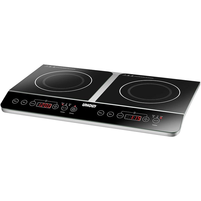 EAN 4011689581755 - Unold 58175 hobs Negro, Acero inoxidable Encimera 60 cm Con placa de inducción 2 zona(s) imagen 1