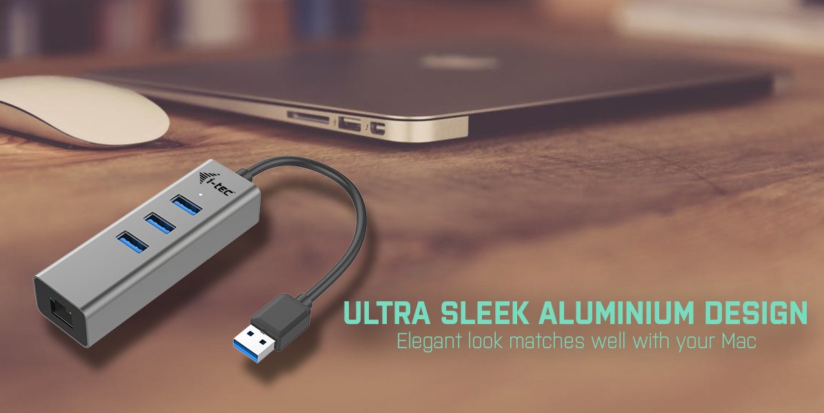 EAN 8595611701856 - i-tec Metal U3METALG3HUB hub de interfaz USB 3.2 Gen 1 (3.1 Gen 1) Type-A 5000 Mbit/s Gris imagen 8