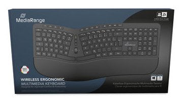 EAN 4260664878834 - MediaRange MROS279 teclado Hogar / Oficina RF inalámbrico QWERTZ Alemán Negro imagen 2