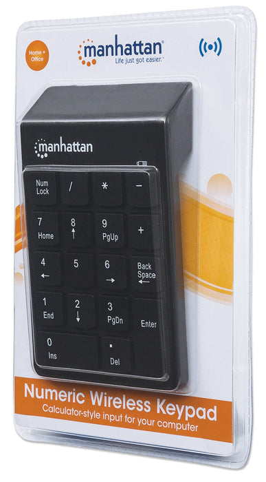 EAN 0766623178846 - Manhattan 178846 teclado numérico Portátil/PC RF inalámbrico Negro imagen 6