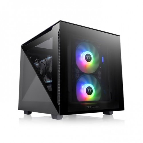 EAN 4713227527859 - Thermaltake Divider 200 TG Micro Torre Negro imagen 1