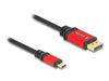 EAN 4043619800926 - DeLOCK 80092 adaptador de cable de vídeo USB Tipo C Negro, Rojo imagen 1