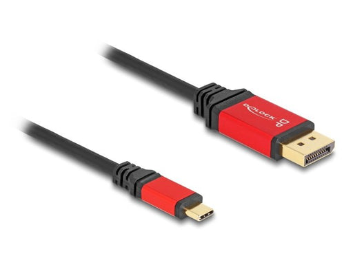 EAN 4043619800926 - DeLOCK 80092 adaptador de cable de vídeo USB Tipo C Negro, Rojo imagen 1