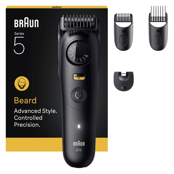 EAN 8700216428422 - Braun BeardTrimmer 5 80789813 depiladora para la barba AC/Batería 20 2 cm Mojado y seco Negro imagen 1
