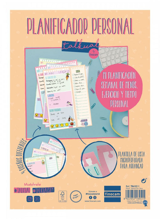 EAN 8422952184515 - Finocam 7863200 planificador A5 imagen 8