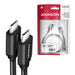 EAN 8595247906878 - Axagon BUCM-CM10AB cable USB USB 2.0 1 m USB C Negro imagen 6