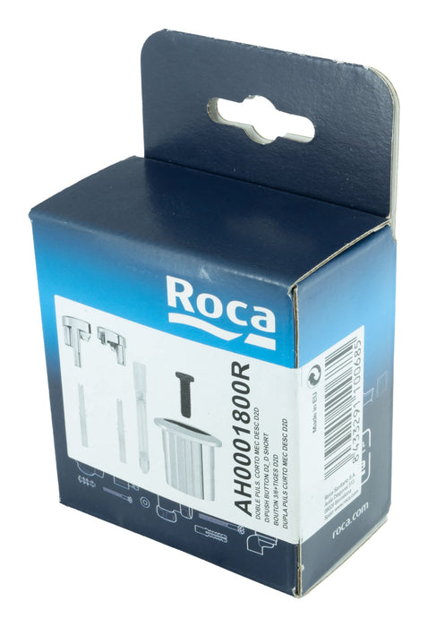 EAN 8433291100685 - Roca AH0001800R pieza de recambio para inodoro Botón de descarga Acero inoxidable imagen 2
