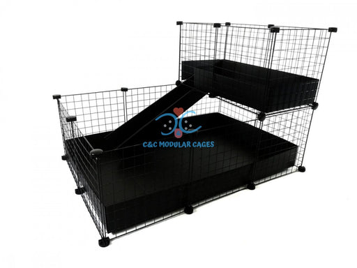 EAN 5065006565224 - C&C Cage 3x2 + Loft 2x1 + Ramp Cobaya, Erizo, Rabit Negro imagen 1
