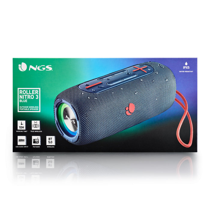 EAN 8435430620368 - NGS Roller Nitro 3 Altavoz portátil estéreo Azul 30 W imagen 5