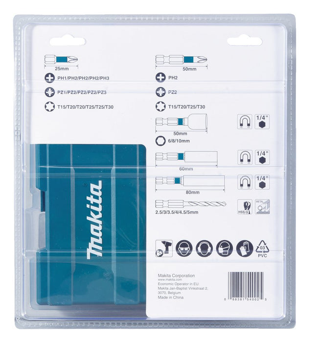 EAN 0088381540025 - Makita B-66896 broca Juego de brocas imagen 3