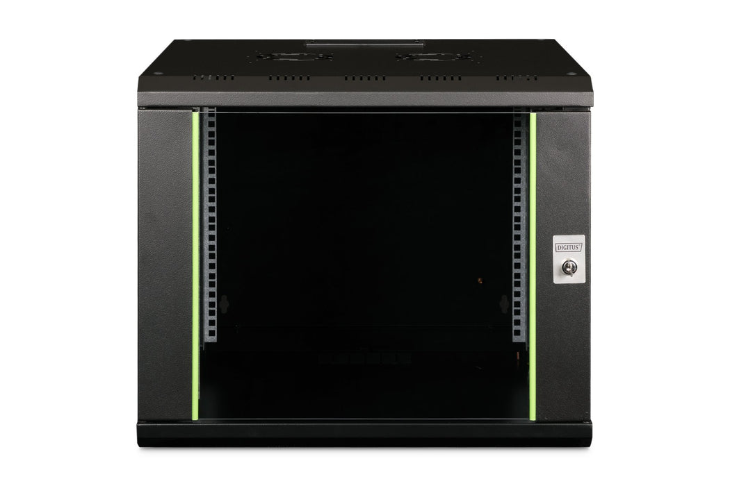 EAN 4016032257646 - Digitus DN-19 09U-6/6-SW armario rack 9U Bastidor de pared Negro imagen 3