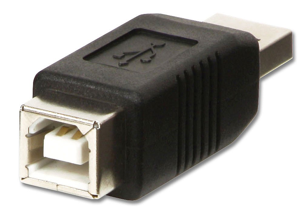 EAN 4002888712316 - Lindy 71231 cambiador de género para cable USB A USB B Negro imagen 1
