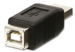 EAN 4002888712316 - Lindy 71231 cambiador de género para cable USB A USB B Negro imagen 1