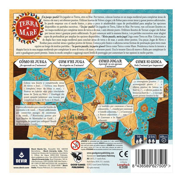 EAN 8436589627505 - Devir Terramare 30 min Juego de mesa Estrategia imagen 5