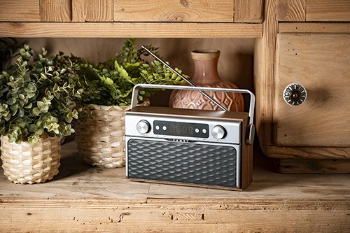 EAN 5902934839143 - Camry Premium Radio CR 1183 Portátil Digital Aluminio, Negro, Madera imagen 7