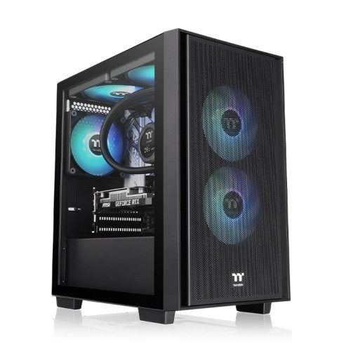 EAN 4711475644861 - Thermaltake Versa H16 TG ARGB Micro Torre Negro imagen 1