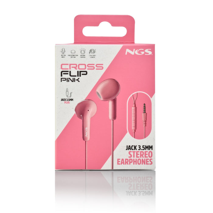 EAN 8435430627138 - NGS CROSS FLIP Auriculares Alámbrico Dentro de oído Llamadas/Música Rosa imagen 7