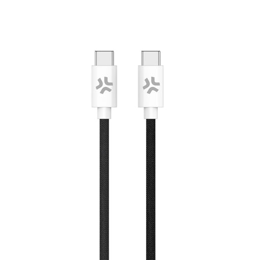 EAN 8021735207672 - Celly USBCUSBCCOTTBK cable USB 1,5 m USB C Negro, Blanco imagen 1