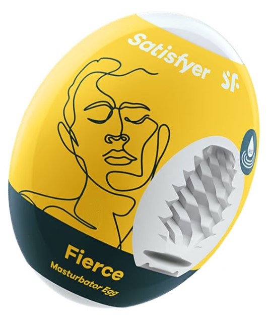 EAN 4049369043422 - Satisfyer Masturbator Egg Single (Fierce) Huevo masturbador Blanco Elastómero termoplástico (TPE) imagen 1