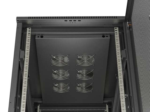 EAN 5901969447170 - Lanberg FF01-6022-23B armario rack 22U Rack o bastidor independiente Negro imagen 10