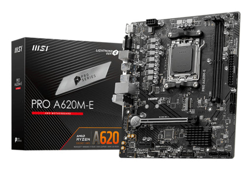EAN 4711377093804 - MSI PRO A620M-E placa base AMD A620 Zócalo AM5 micro ATX imagen 1