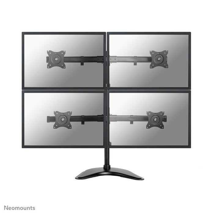 EAN 8717371445393 - Neomounts NM-D335D4BLACK soporte para monitor 68,6 cm (27") Escritorio Negro imagen 1
