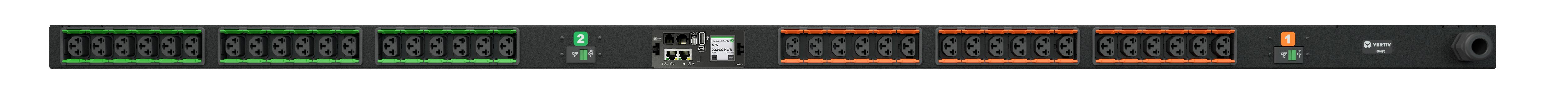 EAN 4061471343481 - Vertiv Geist VP4G30AK unidad de distribución de energía (PDU) 36 salidas AC 0U Negro imagen 1