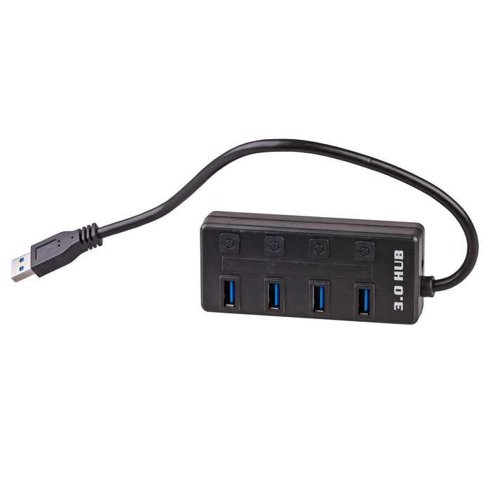EAN 5901720132376 - Akyga AK-AD-33 hub de interfaz USB 3.2 Gen 1 (3.1 Gen 1) Type-A 500 Mbit/s Negro imagen 1